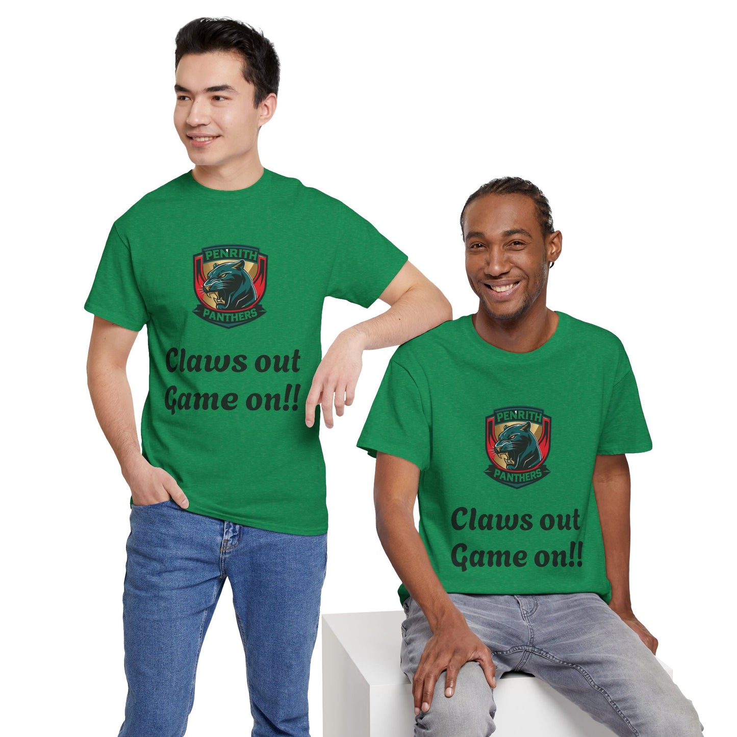 Panther Pride Graphic Tee | Unisex Heavy Cotton Shirt, Sports Fan Apparel, Gift for Rugby Lovers, Casual Wear, Game Day Top